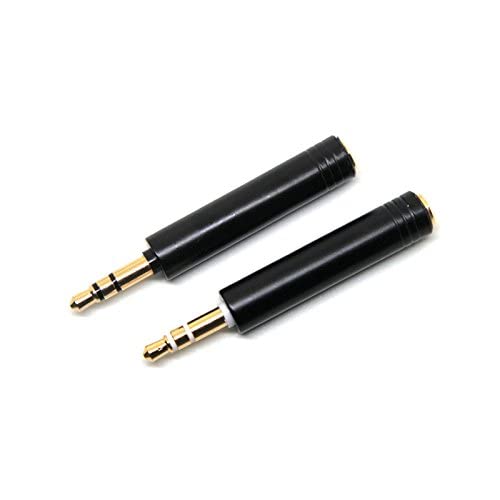 FAAEAL Conductor Earphone Impedance Plug 80 220 ohm Noise Cancelling Adapter 3.5mm Jack Professional Reduce Noise Filter Plug (220 Ohm and 80 Ohm)