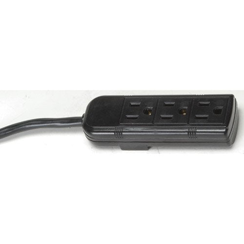 Parts Express 3 Outlet Strip with 3 ft. Cord UL (1)