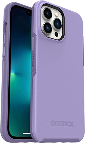 OtterBox iPhone 13 Pro Max & iPhone 12 Pro Max Symmetry Series Case - Rest Purple, Ultra-Sleek, Wireless Charging Compatible, Raised Edges Protect