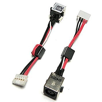 New Ac Dc-in Power Jack w/Cable Harness Connector Socket Replacement for DELL INSPIRON 15R 3560 5520 7520 0WX67P WX67P 15R CN-OWX67P-GT074