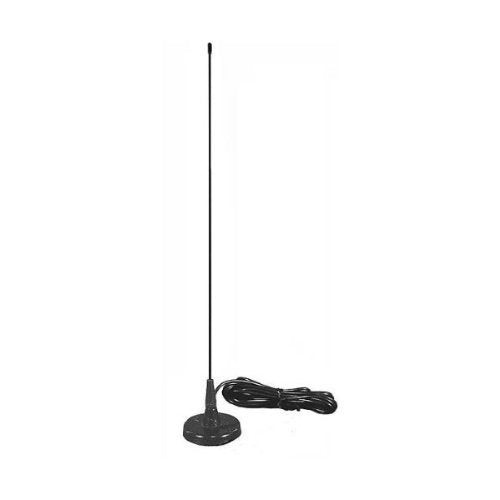 Pro Trucker Scanner Radio Mini Magnet Mount Mobile Scanner Antenna with SMA Connector - Black