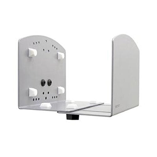 Ergotron - Vertical CPU Holder - Add-on for VESA Monitor Arms - Large, Silver