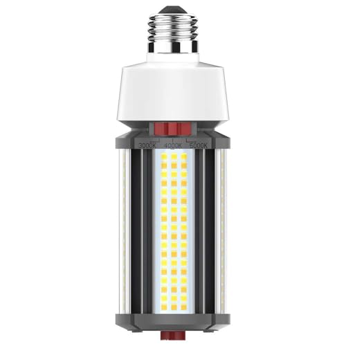 Satco S23148, Selectable LED Corncob Bulb, E26 Base, Replacement Bulb, 27W