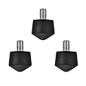 Foto&Tech Universal Anti-Slip 3/8" Rubber Foot Spike Compatible with Andoer Benro Gitzo Induro Kingjoy Manfrotto Weifeng RRS 3/8"-16 Thread Tripod