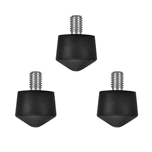 Foto&Tech Universal Anti-Slip 3/8" Rubber Foot Spike Compatible with Andoer Benro Gitzo Induro Kingjoy Manfrotto Weifeng RRS 3/8"-16 Thread Tripod