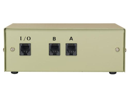Cable Leader RJ11 Manual Data Switch Box (2-Way)