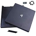 New Replacement Top Upper & Bottom Cover Full Housing Shell Case Cover for PS4 Pro Console Black