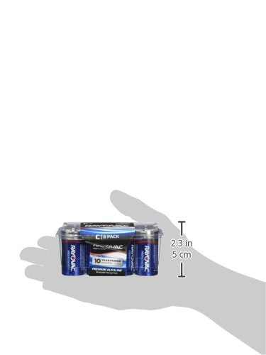 Rayovac Rayovac Alkaline Reclosable Pro Pack Batteries, C Size, 1.33 Pound