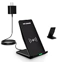Wireless Charger Station,15W Desk Wireless Charging Stand 20W USB C Adapter for Apple iPhone 17 Pro/17/17/Air/16 Pro/16E/16 Plus/15/14/13,Samsung