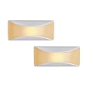 Mr Beams MB500A Wireless Battery Powered Dusk to Dawn Amber Sleep Friendly LED Stair Light/Night Light, White, 2-Pack