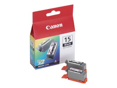 Canon BCI15 (BCI-15) Ink, 130 Page-Yield, 2/Pack, Tri-Color, Sold as 1 Package