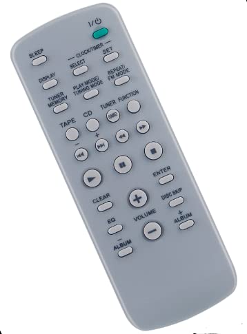 New-RM-SC3 Replace Remote Control Compatible with Sony Mini Hi-Fi System MHC-GX450 HCD-ZX9 / ZX6