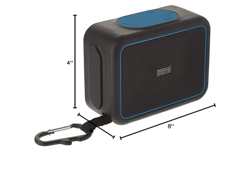 iHome iBT35 Rugged Portable Waterproof Bluetooth Stereo Speaker with Speakerphone OPEN BOX