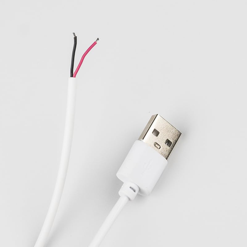 ThtRht 4 Pack USB Extension Cable with Switch On/Off 2 Pin Wire Connector DIY Power Cord Toggle Rocker for 5V 12V LED Strip Light Driving Recorder LED