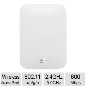 Cisco Meraki MR18-HW Dual-Band Cloud Managed Wireless Access Point [No License] (Renewed)
