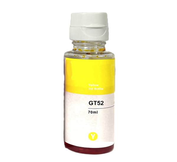 Vivid Colors Refill Ink Bottles Compatible for Deskjet GT 5810 5820, Ink Tank 310 315 Printers # GT51 GT52 4 Pack