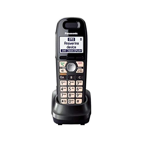 Panasonic Cordless Phone Handset Accessory Compatible with KX-TG6592T Cordless Phone System - KX-TGA659T (Black), Titanium Black