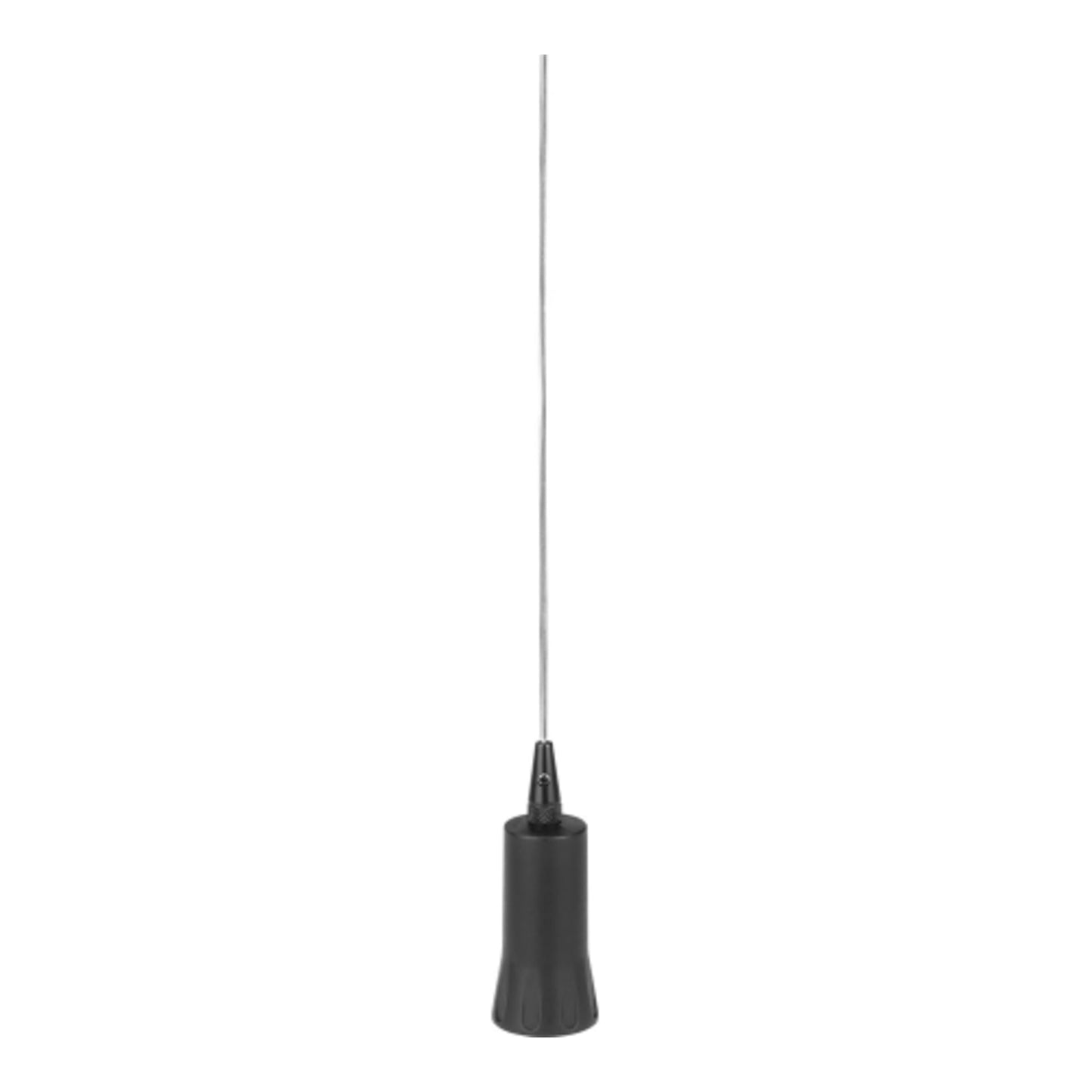 27-30 Base Loaded 1/4 Wave Antenna, Chrome