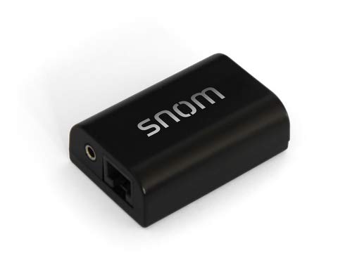 SNOM EHS Wireless Headset Adapter for SNOM D3xx, D7xx, D820 Phones - Hands-Free Accessory for Answering Calls with Jabra, Poly and EPOS Wireless