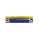 Your Cable Store DB25 25 Pin Serial Port Female/Female Adapter Gender Changer RS232