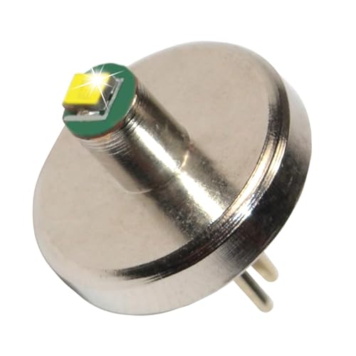 HQRP Hight Power 3W 110 Lumens Bi-Pin LED Module Bulb Compatible with Mag-Lite Mini Flashlight