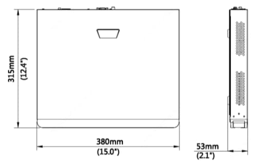 UNIVIEW UNV UN-NVR30216S2P16 8MP / 4K 16-Channel 16PoE Ultra 265 NVR (NO HDD Included).