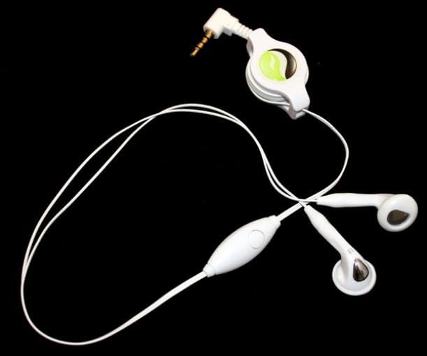Retractable Earphones Headphones Hands-Free Compatible with T-Mobile REVVL 7/7 PRO 5G, Headset 3.5mm w Mic Earbuds Earpieces Microphone