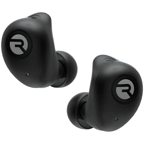 Raycon Fitness Earbuds True Wireless Bluetooth with Built in Mic 54 Hours of Battery IPX7 Waterproof and Charging Case with Talk, Text, and Play