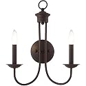 Livex Lighting 42682-07 2 Light Bronze Wall Sconce