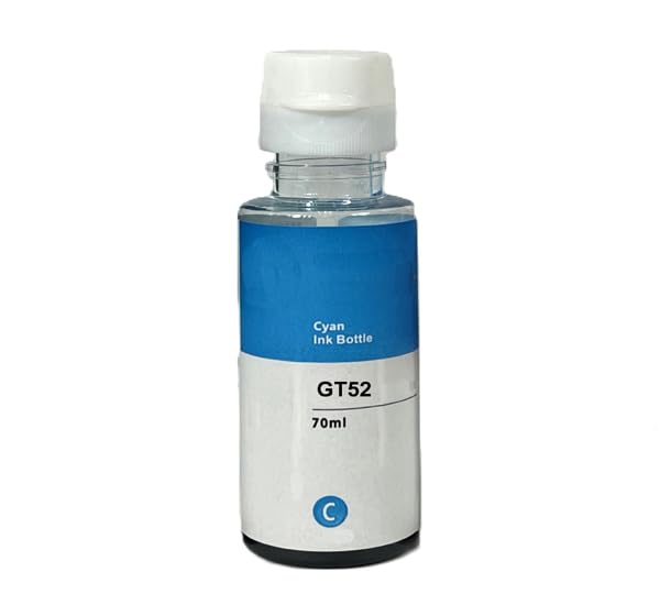 Vivid Colors Refill Ink Bottles Compatible for Deskjet GT 5810 5820, Ink Tank 310 315 Printers # GT51 GT52 4 Pack
