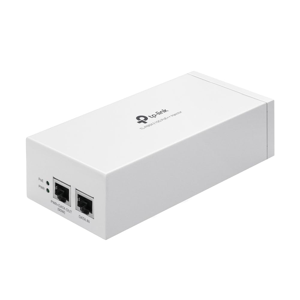 Omada 10G PoE Injector, Non-PoE to PoE Adapter, UL Certified (TL-PI90X)