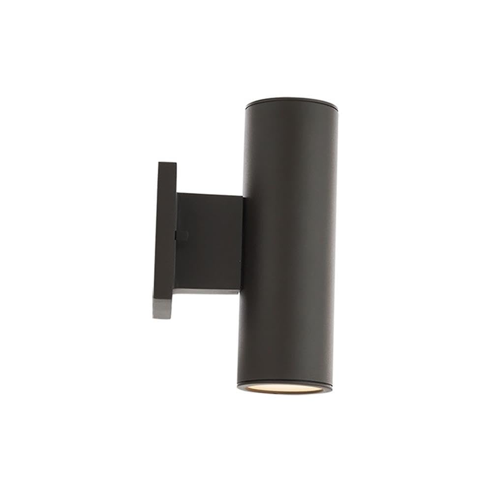 WAC Lighting, Cylinder LED Double Up and Down Indoor or Outdoor Wall Light 3000K in Bronze