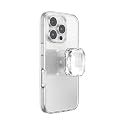 PopSockets Adhesive Phone Grip, Holder, Phone Stand, Heart - Pillow Cut Heart Clear Glitter