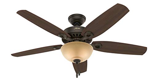 Hunter Builder Deluxe, Indoor, Ceiling Fan, Pull Chain, 52 inch, New Bronze