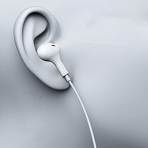 eMorevalue 538EM Wired In Ear Earbuds Noise Cancelling Headphones with 3.5mm Jack - A-White