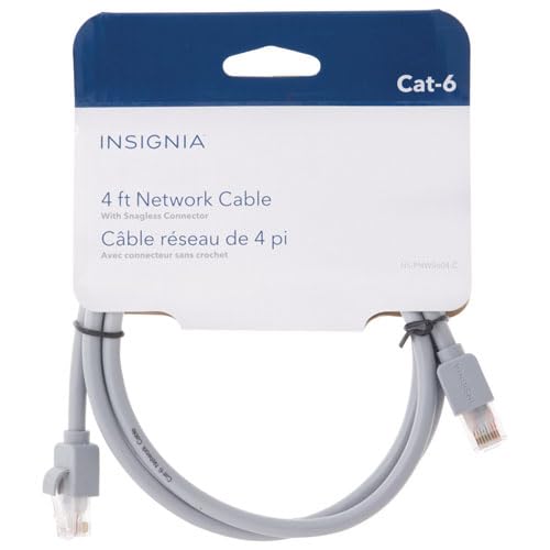 INSIGNIA Ethernet Connectivity & Network Adapter Series - USB 3.0 to RJ45, USB-C to RJ45, Cat-6 & Cat-7 High-Speed Cables for PC, Laptop, Router