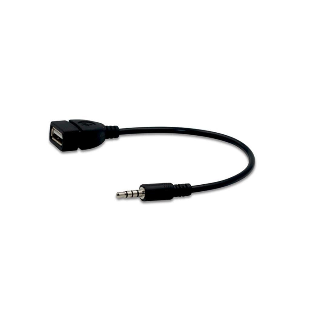 Lzzvibo Car AUX Audio Cable 3.5mm to USB Card Reader, OTG Audio Cable for Mobile Phones, USB Drives, and Car Use