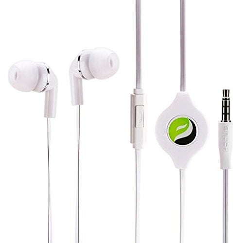 Retractable Earphones Headphones Hands-Free Headset for V60, V50S, V50 ThinQ 5G - 3.5mm w Mic Earbuds Earpieces Microphone Compatible with LG V60…