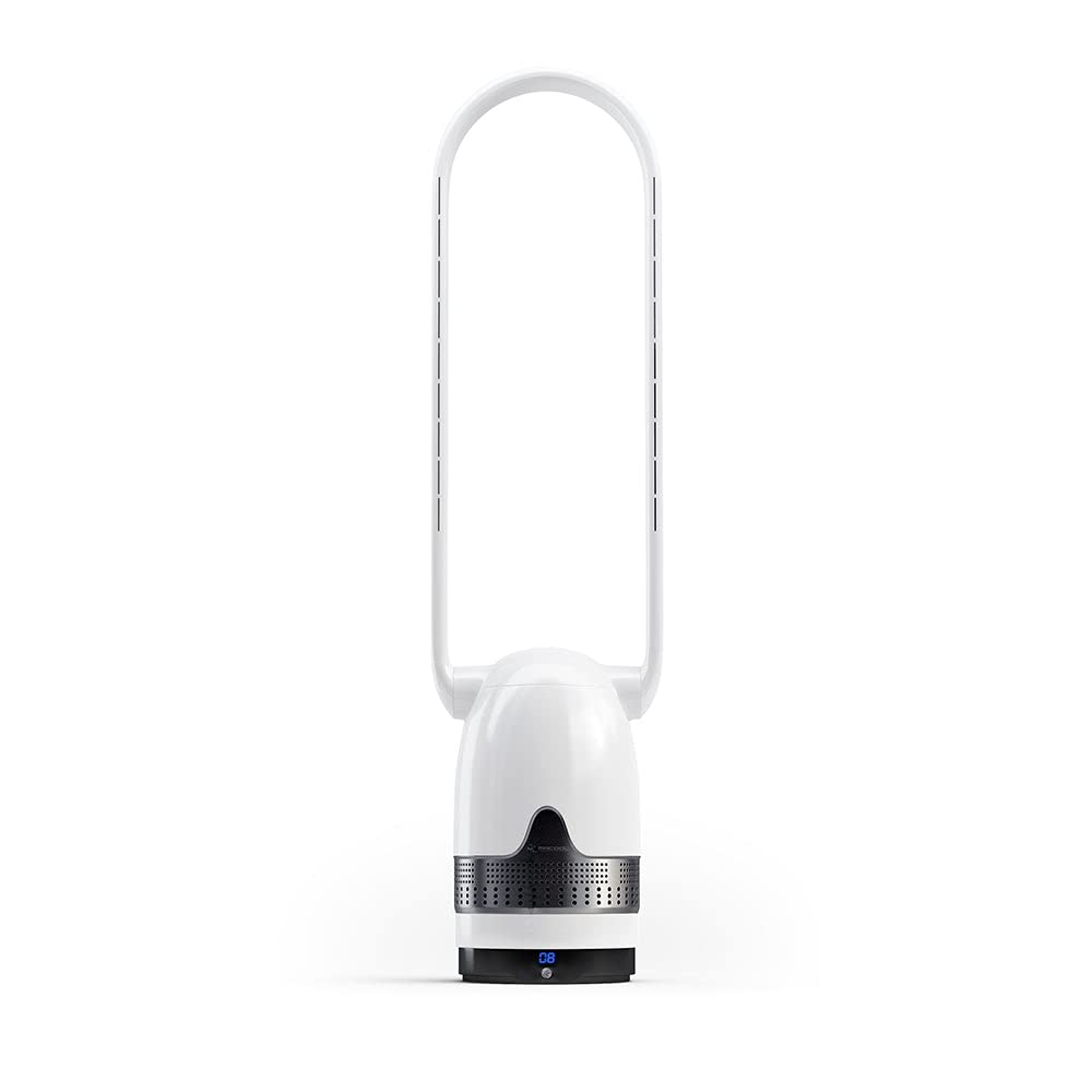 MRBREEZE Black Oval BLADELESS Fan and AIR Purifier