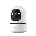 Apone 2.4Ghz WiFi Security Camera Indoor, Baby Monitor Pet Camera 360° for Home Security, One-Touch Call, Smart Motion Detection, IR Night Vision