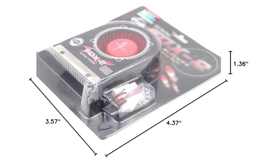 CCBBAA Fox-2 System Blower Computer Chassis Exhaust Cooling Fan PCI Slot Bit Fan Cooler Long Life Bearing Design High Air Flow