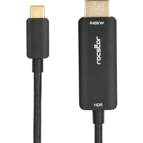 Rocstor USB-C to HDMI Video Cable 4K/60Hz - USB Type-C to HDMI - M/M