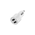 OtterBox USB-A Dual Port Car Charger, 24W Combined - Cloud Dream