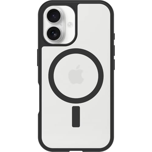 OtterBox iPhone 16 Profile Series Magnet Case - Black Crystal - Ultra-Thin, Stylish Minimalist iPhone Case