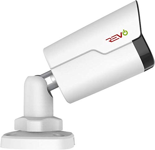 REVO Ultra 4CH 4K POE H.265 NVR, 1TB & 2X 2K (4MP) Indoor/Outdoor IR Cameras with Built-in Mic - Remote Access Via Pc, Mac & Phone (No Monthly Fee)