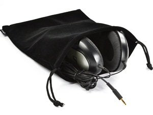 Cosmos 2 Pcs Portable Headphone Carrying Bag Travel Headset Storage Pouch Soft Drawstring Headphone Case Bag for Over-Ear Headphones Gaming Headset