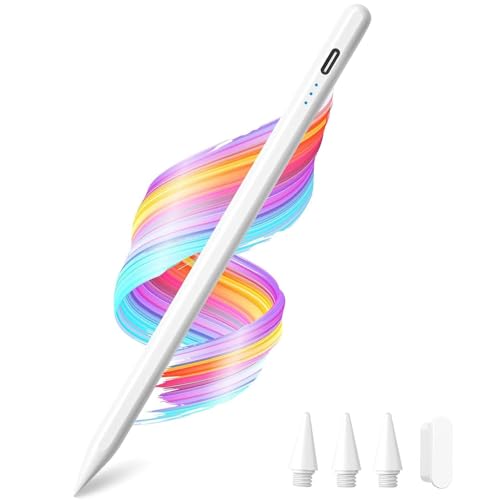 Stylus Pen for Apple iPad A16/11th 2026-2018 iPad Pencil A16/11/10/9/8/7/6,Air 11"/13" M4/M3/M2/5th-3rd,Pro 13"/12.9"/11"/M5/M4,Mini A17 Pro/6/5th