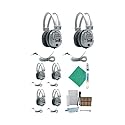 Hamilton Buhl SC-7V SchoolMate Deluxe Headphones (6-Pack) Bundle with Universal Cleaning Kit and Camera Accessory Kit (8 Items)