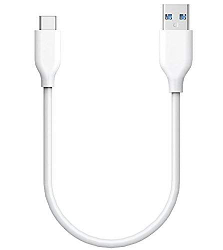 Josi Minea x3 Pcs USB 3.1 Type C (USB-C) Sync & Charging [ 10 inches / 25 cm ] Cable Compatible with Samsung Galaxy S9 & S9 Plus, S8, Google…