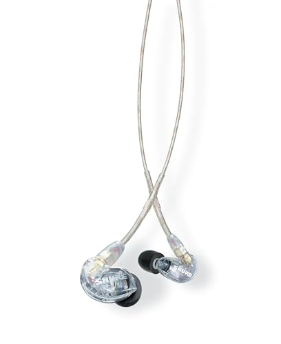 Shure SE215 PRO Sound Isolating Wired Earbuds - Clear